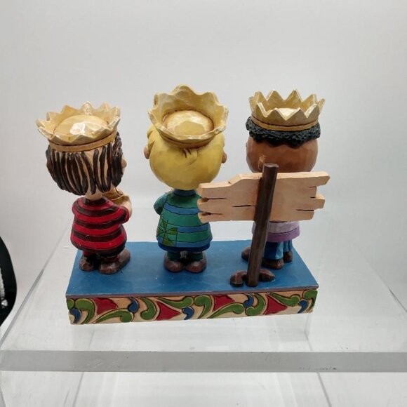 JIM SHORE PEANUTS PRACTICE MAKES PERFECT THREE KINGS 2015 4045874 - Picture 5 of 8